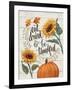 Harvest Delight II on White-Janelle Penner-Framed Art Print