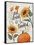 Harvest Delight II on White-Janelle Penner-Framed Stretched Canvas