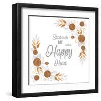 Harvest Floral II-Andi Metz-Framed Art Print