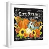 Harvest Greetings II-Jane Maday-Framed Art Print