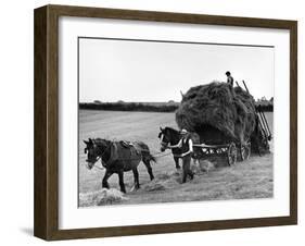 Harvest Horse and Cart-null-Framed Photographic Print