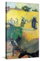 Harvest in Brittany-Paul Gauguin-Stretched Canvas