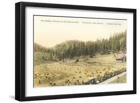 Harvest in Cloudcroft-null-Framed Art Print