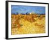 Harvest in Provence, June 1888-Vincent van Gogh-Framed Giclee Print