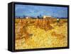 Harvest in Provence, June 1888-Vincent van Gogh-Framed Stretched Canvas