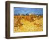 Harvest in Provence, June 1888-Vincent van Gogh-Framed Giclee Print