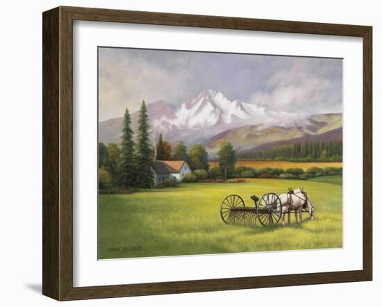 Harvest in the Rockies-John Zaccheo-Framed Giclee Print