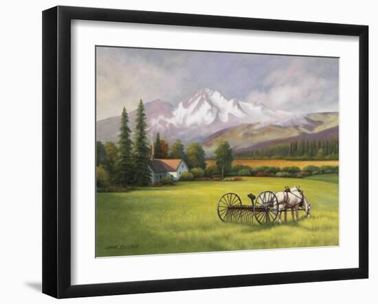 Harvest in the Rockies-John Zaccheo-Framed Giclee Print