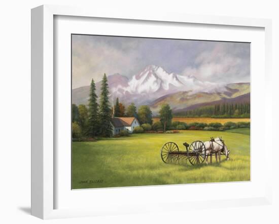 Harvest in the Rockies-John Zaccheo-Framed Giclee Print