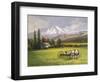 Harvest in the Rockies-John Zaccheo-Framed Giclee Print