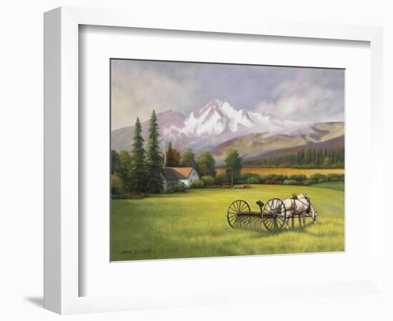 Harvest in the Rockies-John Zaccheo-Framed Giclee Print