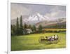 Harvest in the Rockies-John Zaccheo-Framed Premium Giclee Print