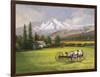 Harvest in the Rockies-John Zaccheo-Framed Premium Giclee Print