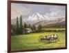 Harvest in the Rockies-John Zaccheo-Framed Premium Giclee Print