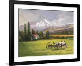 Harvest in the Rockies-John Zaccheo-Framed Giclee Print