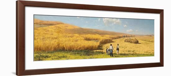 Harvest in the Ukraine, 1880-Vladimir Orlovsky-Framed Giclee Print