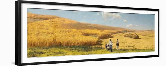 Harvest in the Ukraine, 1880-Vladimir Orlovsky-Framed Giclee Print