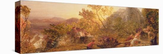 Harvest in the Vineyard, 1859-Samuel Palmer-Stretched Canvas