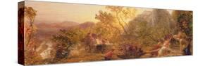 Harvest in the Vineyard, 1859-Samuel Palmer-Stretched Canvas