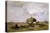 Harvest in Upper Bavaria-Desire Thomassin-Stretched Canvas