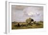 Harvest in Upper Bavaria-Desire Thomassin-Framed Premium Giclee Print