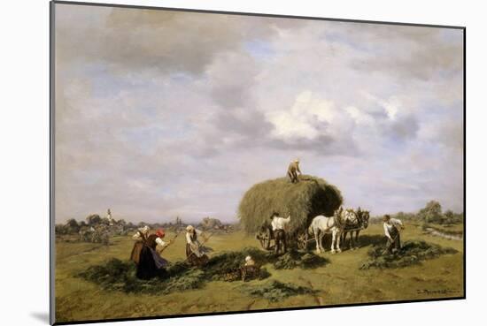 Harvest in Upper Bavaria-Desire Thomassin-Mounted Giclee Print