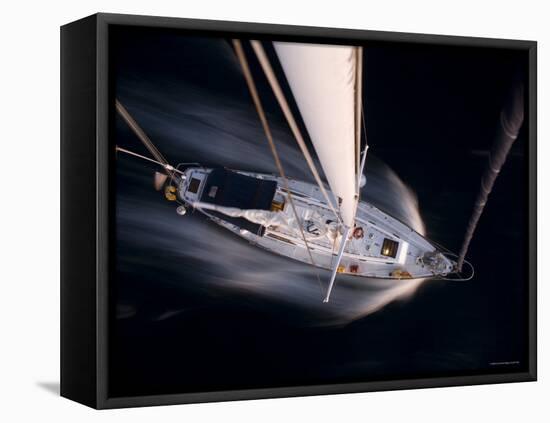 Harvest Moon Regatta, Galveston, Texas, USA-Russell Young-Framed Stretched Canvas