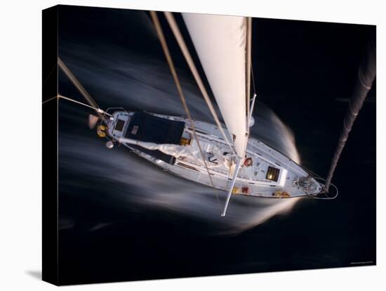 Harvest Moon Regatta, Galveston, Texas, USA-Russell Young-Stretched Canvas