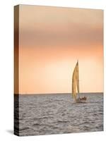 Harvest Moon Regatta, Galveston, Texas, USA-Russell Young-Stretched Canvas