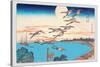 Harvest Moon-Ando Hiroshige-Stretched Canvas