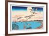Harvest Moon-Ando Hiroshige-Framed Premium Giclee Print