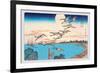 Harvest Moon-Ando Hiroshige-Framed Premium Giclee Print