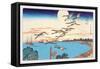 Harvest Moon-Ando Hiroshige-Framed Stretched Canvas