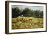 Harvest Near Schrobenhausen-Franz Von Lenbach-Framed Giclee Print