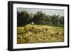 Harvest Near Schrobenhausen-Franz Von Lenbach-Framed Giclee Print