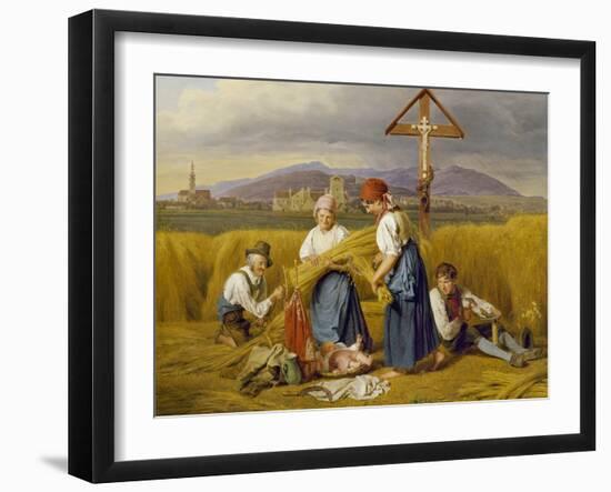 Harvest (Near Zell Am See), 1846/47-Ferdinand Georg Waldmüller-Framed Giclee Print