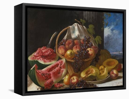 Harvest of Plenty-Soren Emil Carlsen-Framed Stretched Canvas