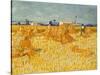 Harvest. Oil on canvas.-Vincent van Gogh-Stretched Canvas