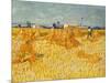 Harvest. Oil on canvas.-Vincent van Gogh-Mounted Giclee Print