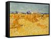 Harvest. Oil on canvas.-Vincent van Gogh-Framed Stretched Canvas