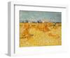 Harvest. Oil on canvas.-Vincent van Gogh-Framed Premium Giclee Print