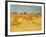 Harvest. Oil on canvas.-Vincent van Gogh-Framed Giclee Print