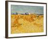 Harvest. Oil on canvas.-Vincent van Gogh-Framed Giclee Print