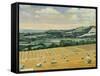 Harvest on the North Stoke, 1995-Margaret Hartnett-Framed Stretched Canvas