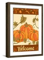 Harvest Pumpkin-Nicholas Biscardi-Framed Art Print