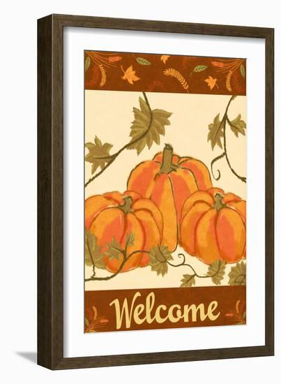 Harvest Pumpkin-Nicholas Biscardi-Framed Art Print