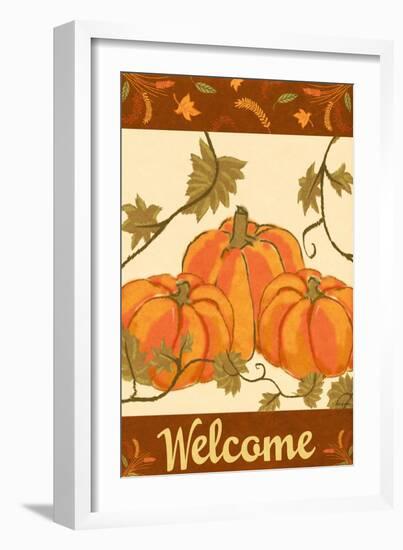 Harvest Pumpkin-Nicholas Biscardi-Framed Art Print