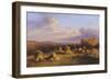 Harvest Scene, 1876-George Cole-Framed Giclee Print