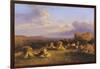 Harvest Scene, 1876-George Cole-Framed Giclee Print