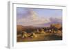 Harvest Scene, 1876-George Cole-Framed Giclee Print